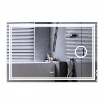 Дзеркало Mixxus Premium Quadro MR20 100x70 LED Touch, Anti fog, димер, лінза (MP6622)
