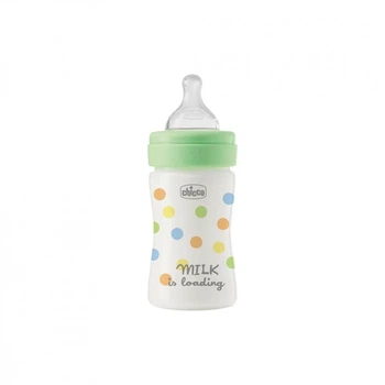 Бутылочка для кормления Chicco Perfect Easy силіконова, від 0+ міс. повільний потік 150 мл, (20241.30) (274246)