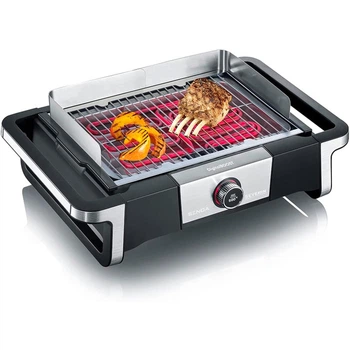 Настольный электрический гриль PG 8114 с OLED-дисплеем Severin