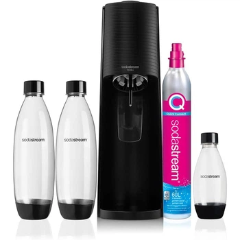 Набор для газирования воды, 5 предметов, черный Terra SodaStream