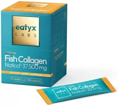 Колаген EATYX Fish Collagen Naticol Манго порошок 30 x 2.5 г (5905741545931)