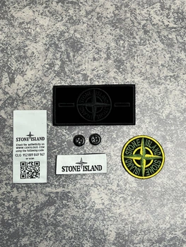 Набір Stone Island Патч+Нашивка+Ґудзики+Бірки