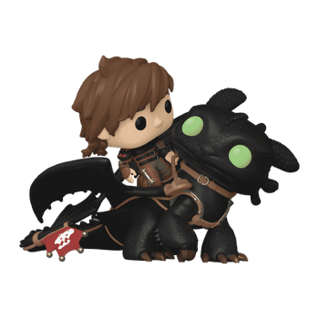 Фігурка FUNKO POP! Як Приборкати Дракона Делюкс Гикавка з Беззубиком How to Train Your Dragon Rides Deluxe Hiccup with Toothless 149mm 123 81181
