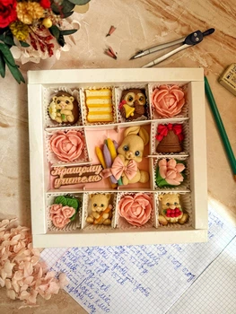Подарочный шоколадный набор Chocolina Сладкие воспоминания ручной работы