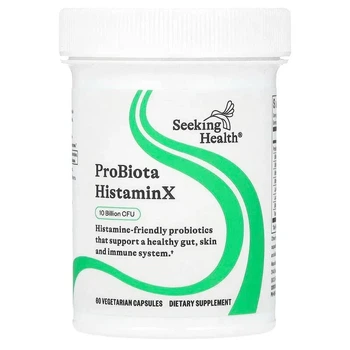 Комплекс пробіотиків, 10 млрд КУО, ProBiota HistaminX, Seeking Health, 60 вегетаріанських капсул
