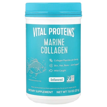 Морський колаген, Marine Collagen, Vital Proteins, без ароматизаторів, порошок, 221 г