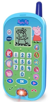 Навчальний іграшковий телефон Vtech Свинка Пеппа данська версія 950-523132 (5707152005307)