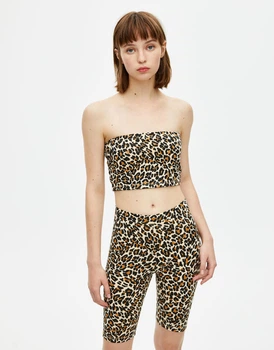 Топ Pull & Bear леопардовий XINWG262 L