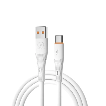 Кабель WUW-X224/TPC USB Type-C 2,4А white