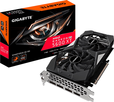 Відеокарта AMD Radeon RX 5600 XT 6GB Gigabyte WindForce (GV-R56XTWF2-6GD) Б/В