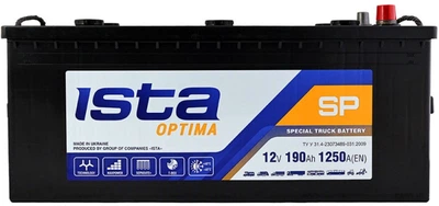 Автомобильный аккумулятор Ista Optima 190 Ah 1250 А L+ D5 (69099048201)