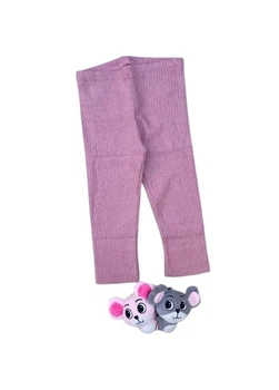 Лосины для девочки Kids рубчик теплые 92 см розовые