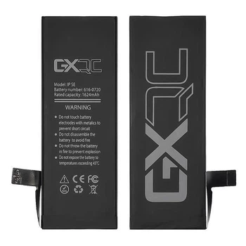 Акумулятор GXQC для Apple iPhone SE Чорний Li-Ion 3.8В 1624мАг (GX-12345)