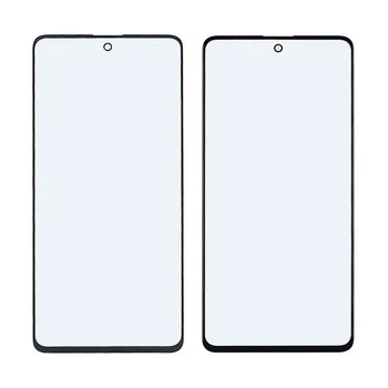 Стекло тачскрина Samsung Galaxy A51 черное с олеофобным покрытием закаленное (A515)