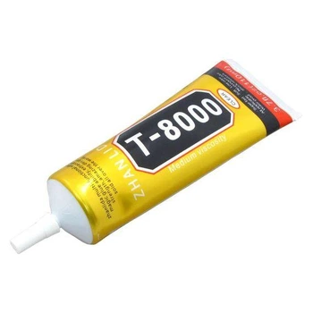 Силиконовый клей T-8000 110ml прозрачный в тюбике с дозатором