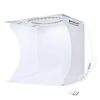 Фотобокс Puluz PU5023 білий LED 24 х 23 х 22 см (PU5023)