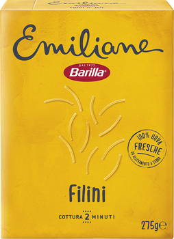 Макароны Barilla Emiliane Filini Филини с яйцом 275 г (8076809573054)
