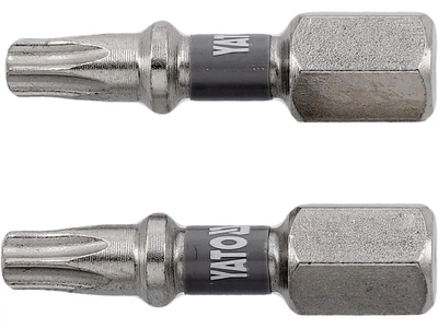 Біти YATO TORX T20 x 25 мм HEX 1/4" нікельовані 2 шт YT-78013