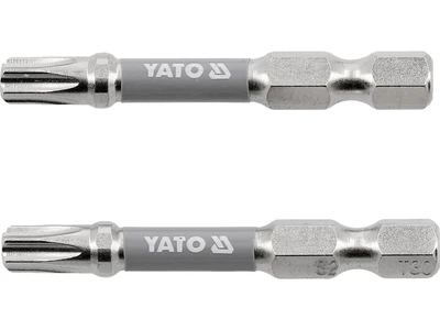 Биты YATO TORX T30 x 50 мм HEX 1/4" никелированные 2 шт YT-78035