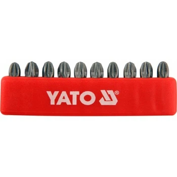 Биты YATO Pozidriv PZ3 x 25 мм HEX 1/4" 10 шт YT-0472