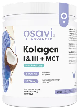 Kolagen Osavi Kolagen I & III + MCT Kokos 400 g (5904139925966)