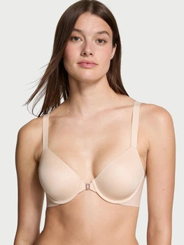Бюстгальтер с косточками бесшовный Victoria's Secret 538299959 32A Бежевый (1159862070)