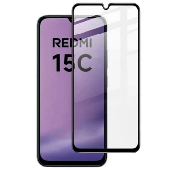 Защитное стекло 5D Black для Xiaomi Redmi 15C / Poco C85