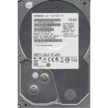 Накопитель HDD SATA 1.0TB Hitachi 7200rpm 32MB (HDS721010CLA632) - Refurbished
