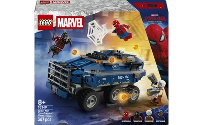 Конструктор LEGO Переслідування Людиною-Павуком машини для перевезення злочинців 367 деталей (76349)