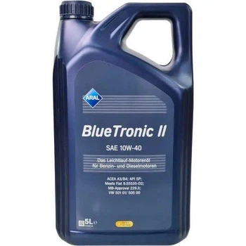 Олива моторна Aral Bluetronic II A3/B4 SP 10W-40 5L (1529FA)