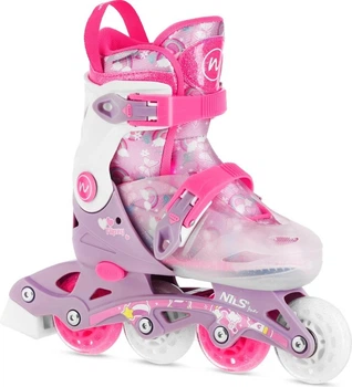 Ролики Nils Flipzy NJ1025 S 31-34 Рожеві (5905504101312)