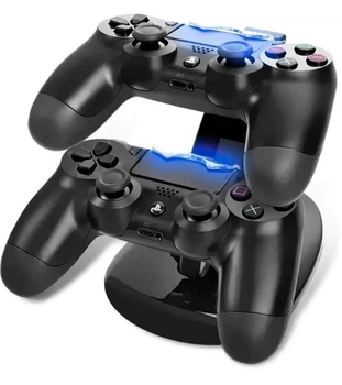 Зарядна підставка док-станція для PS4 UKC World Game Charging Stand для двох джойстиків
