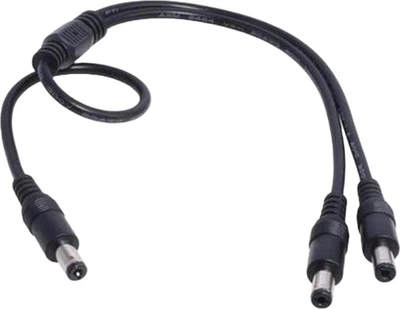 Кабель разветвитель ArmorStandart DC(M) - 2xDC(M) 5.5x2.1 мм 0.4 м Black (ARM90378)