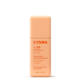 Солнцезащитный флюид для лица Byoma Ultralight Face Fluid SPF 50 50 мл