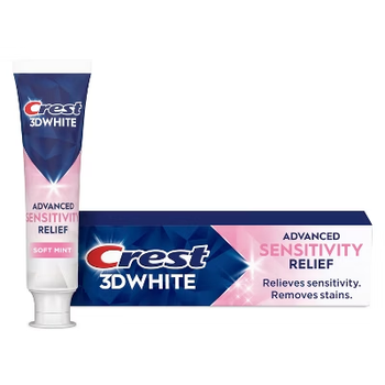 Зубна паста Crest 3D White Advanced Sensitive Relief Soft Mint 93гр (030772229019)