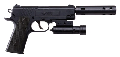 Пістолет пневматичний Crosman мод.1911TAC з ЛЦВ (1000062)