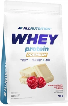 Сироватковий протеїн AllNutrition Whey Protein Premium Білий шоколад з малиною 700 г
