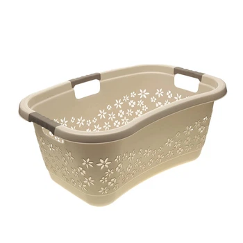 Корзина для белья Keeeper Deluxe 49л кремовая 65х45х28.5см (KEE-1881.3)