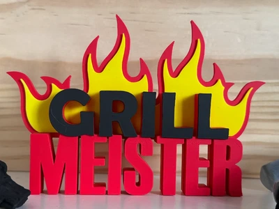 Подарунковий напис-декор для гриль-майстра Grill Meister. Aivory