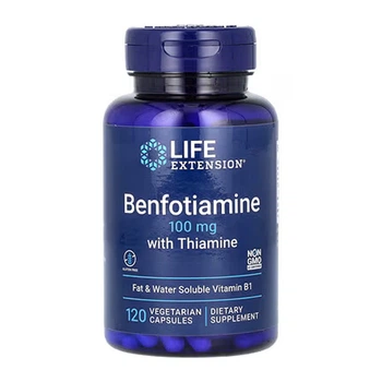 Бенфотиамин с тиамином (Benfotiamine with Thiamine) 120 капсул LEX-92012EXP