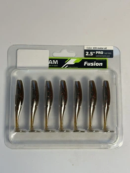 Силикон UPSTREAM Fusion 2.5" (7шт.) #435 motor oil ,FUS2.5_435
