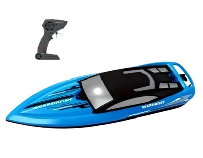 Катер на дистанційному пульті керування Racing Boat, з акумулятором 7,4 V, для гри в басейні або водоймищах, синій
