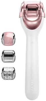 Roller do mezoterapii igłowej twarzy Geske MicroNeedle Face Roller 9 w 1 pudrowy