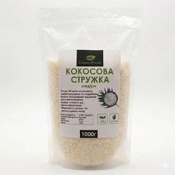Кокосовая стружка (Медиум) 1000 грамм - GreenFood