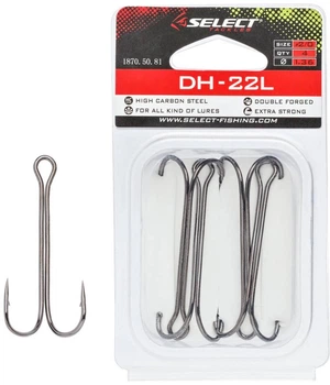 Двойный крючок Select DH-22L No3/0 (3 шт/уп)