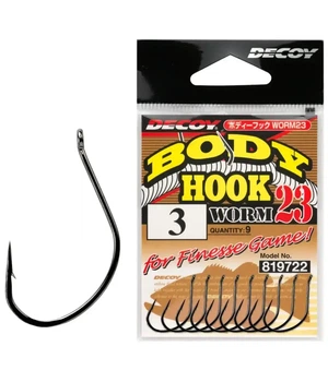 Крючок Decoy Worm23 Body Hook No06 (9 шт/уп)
