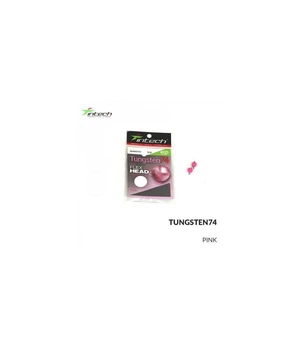 Грузило вольфрамове "Чебурашка" Intech Tungsten 74 Gloss Pink UV (1.0g (3шт))