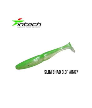 Силикон Intech Slim Shad 3,3" (7 шт) (IN67)