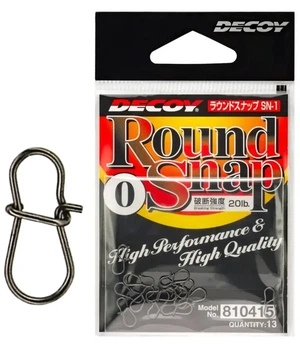 Застежка Decoy SN-1 Round Snap No00 18lb (13 шт/уп)
