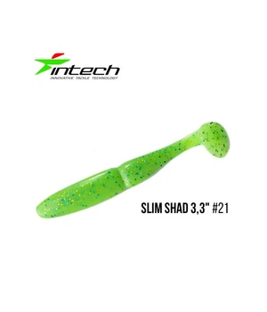 Силикон Intech Slim Shad 3,3" (7 шт) (No21)